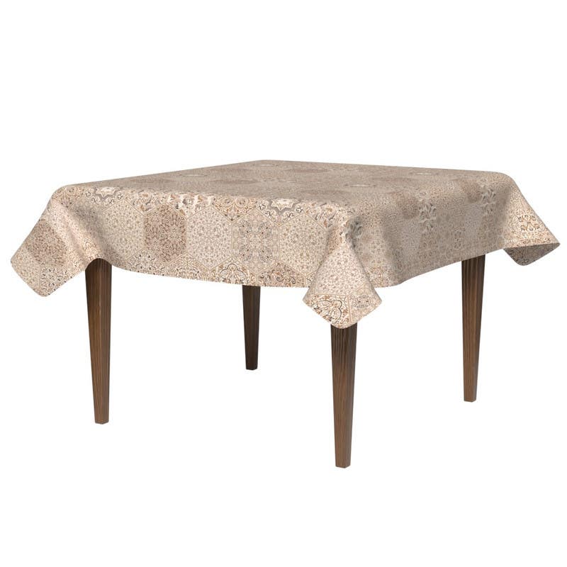 Polyester Tablecloth, 140×140 cm - Multicolor