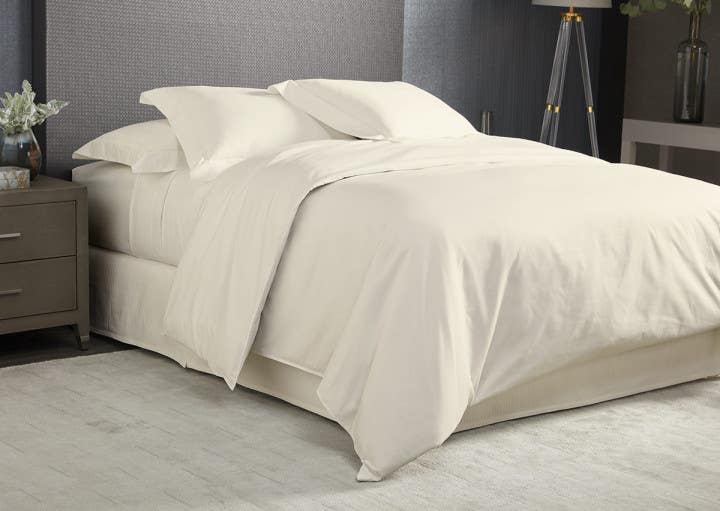 Bed N Home Cotton Duvet Cover Set, 240×260 cm - Off White