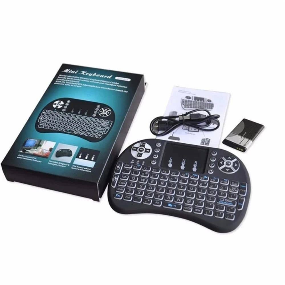 Wireless Mini Keyboard With Touchpad And Backlighting – Utopia I8+