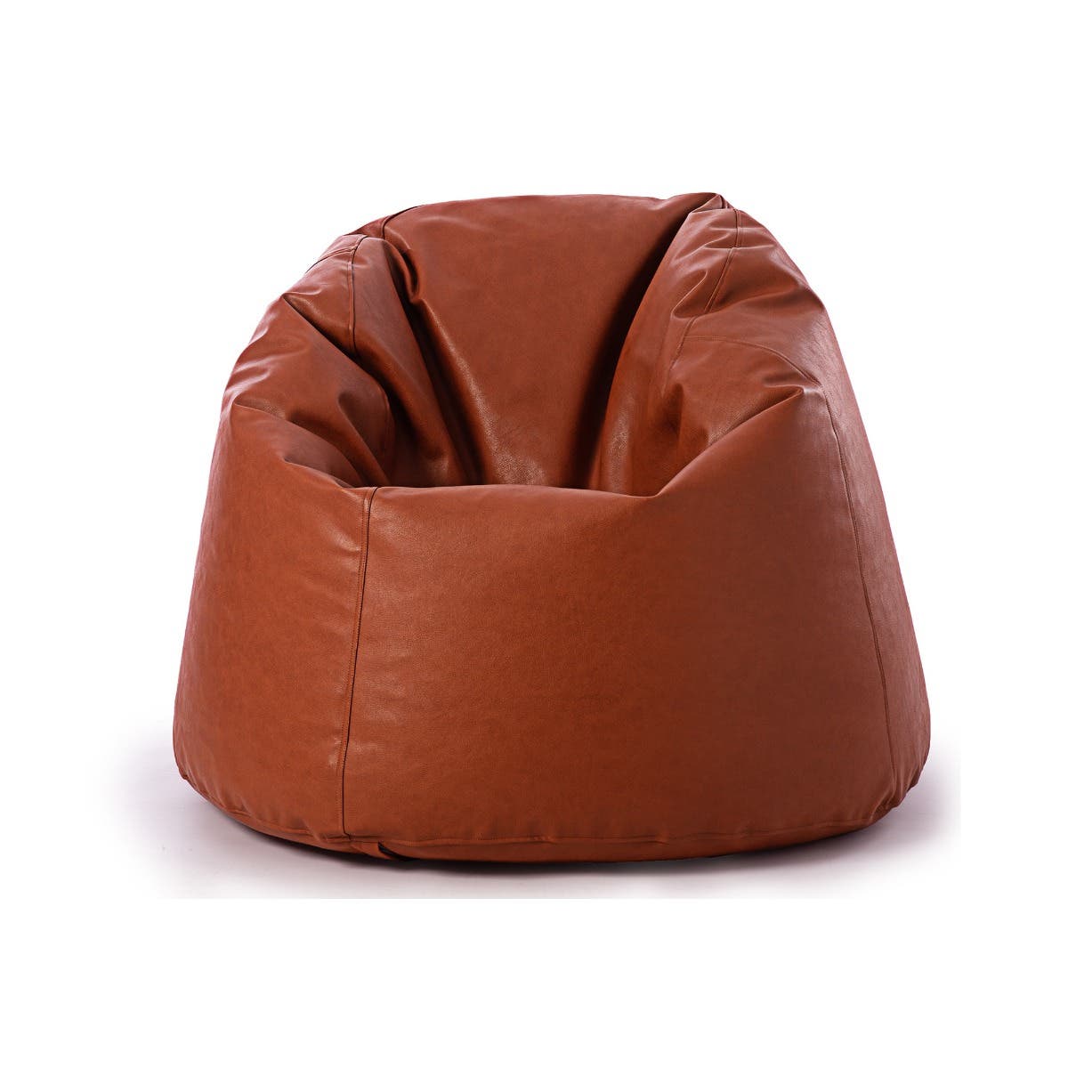 Penguin Leather Bean Bag, 109×60 cm - Havana