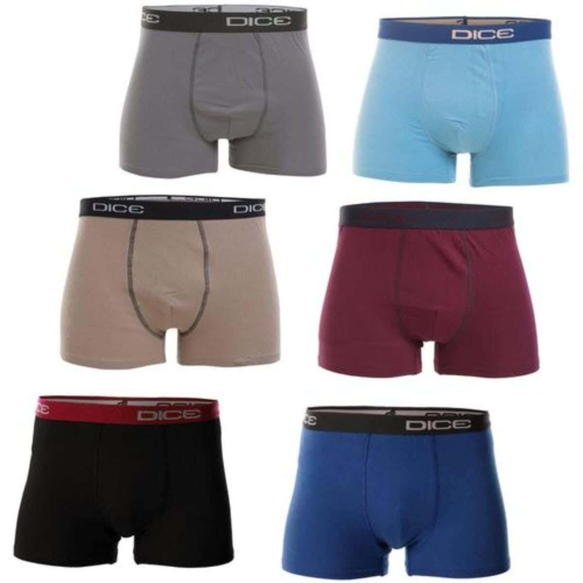 Dice Boys' Fabric Boxer Shorts Set, 6 Pieces