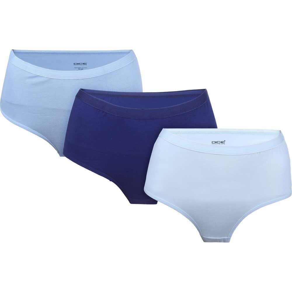 Dice Women's Underwear Set, Cotton, 3 Pieces, M - Multicolor