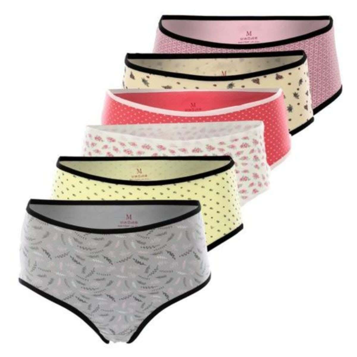 Dice Women's Underwear Set, Fabric, 6 Pieces