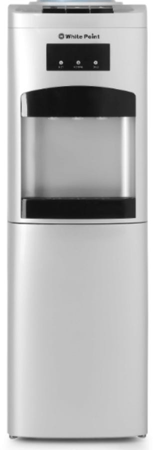 White Point Water Dispenser, 3 Taps, Cabinet, WPWD1316CSL - Silver
