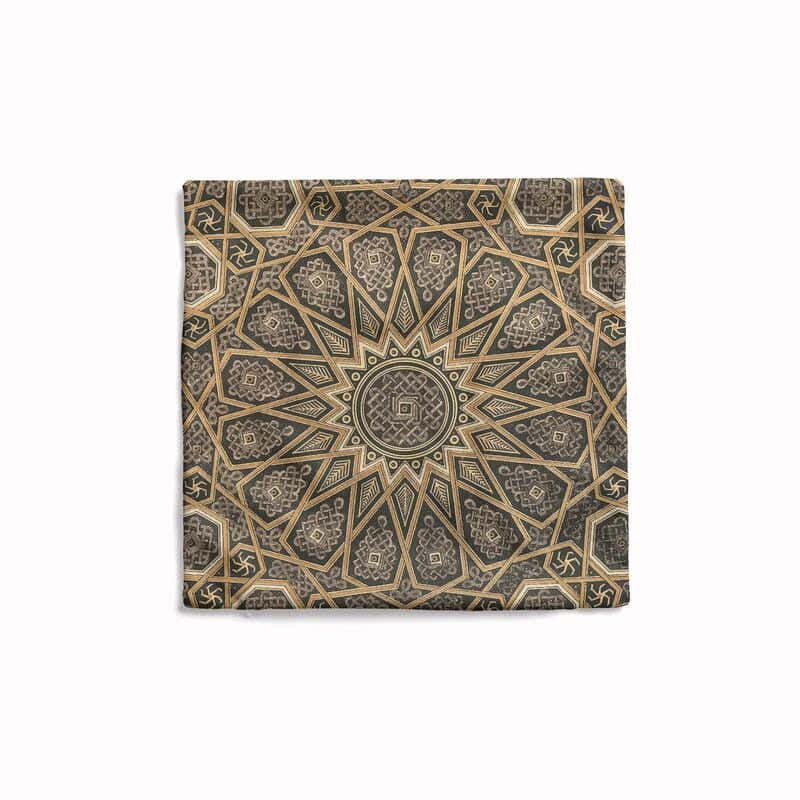 Velvet Cushion , 40×40 cm - Brown
