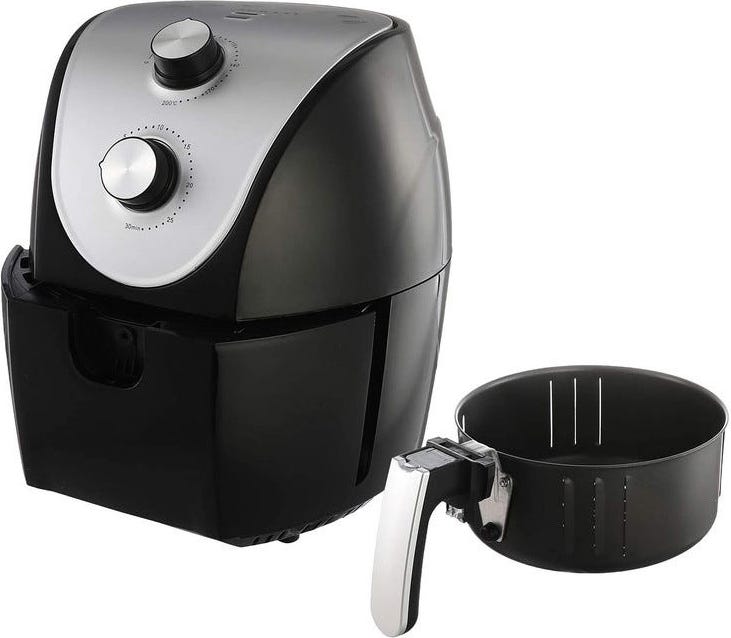 Sokany 8009 Air Fryer, 5 Liter, 1500 Watt - Black