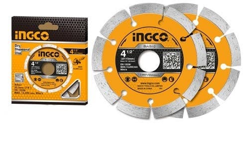 Ingco DMD0111523 Diamond Cutting Disc, 115 × 22.2 mm - Multicolor