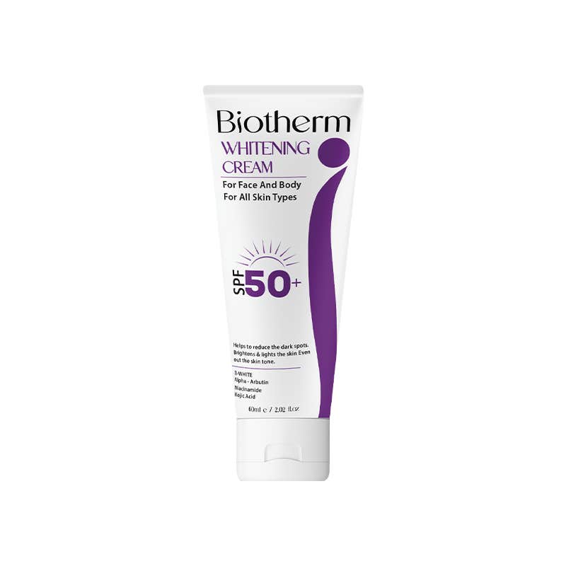 Biotherm 2-in-1 Medical Cream for Unifying Skin Tone, 60 ml - White