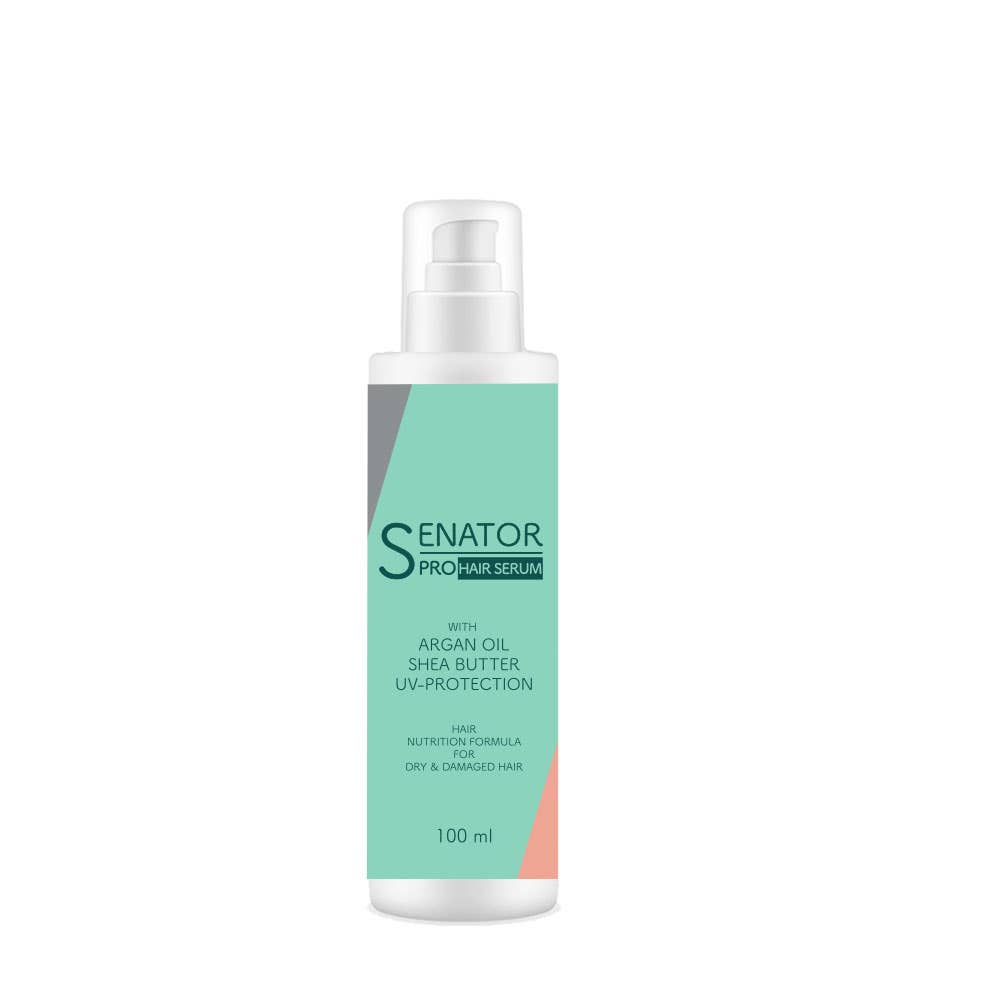 Medical serum for treating frizzy and split hair, 100 ml - transparent