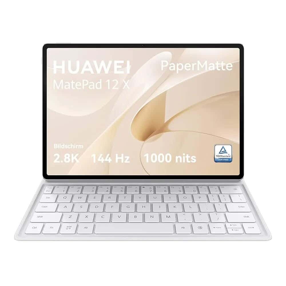 Huawei MatePad 12 X 2026 PaperMatte Tablet, 12GB RAM, 256GB, Wi-Fi, 144Hz 2.8K Display - White