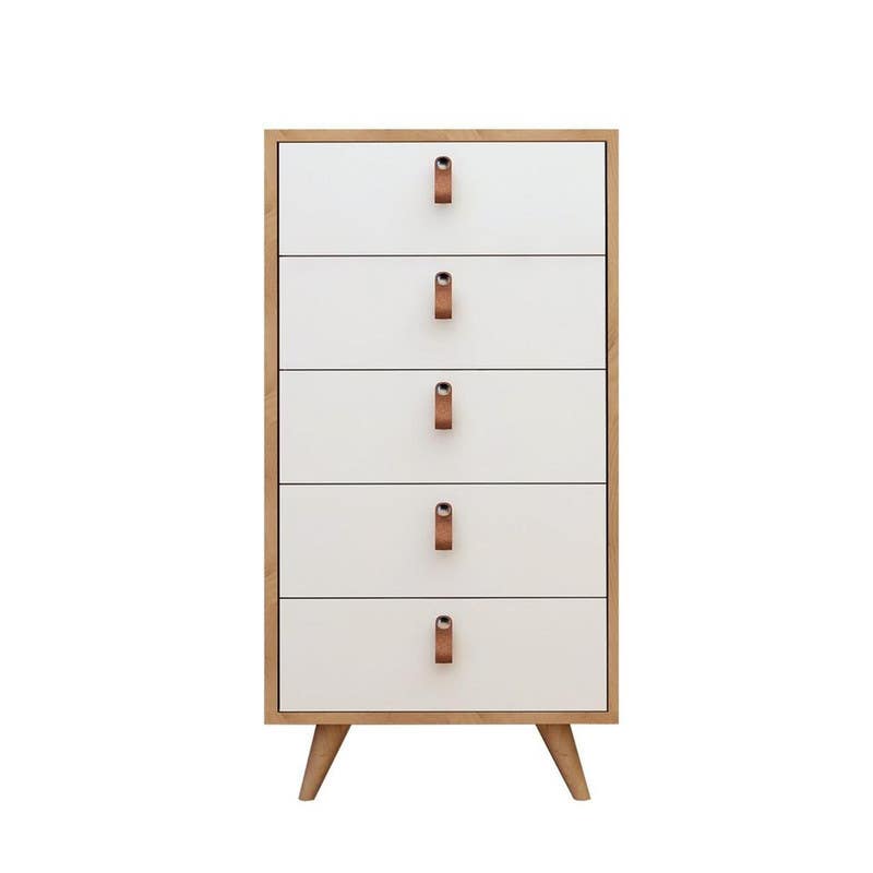 MDF Wood Drawers Units 105×40×50 cm - White