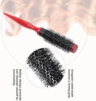 Hair Dryer Brush, Size 3 - Dark Red