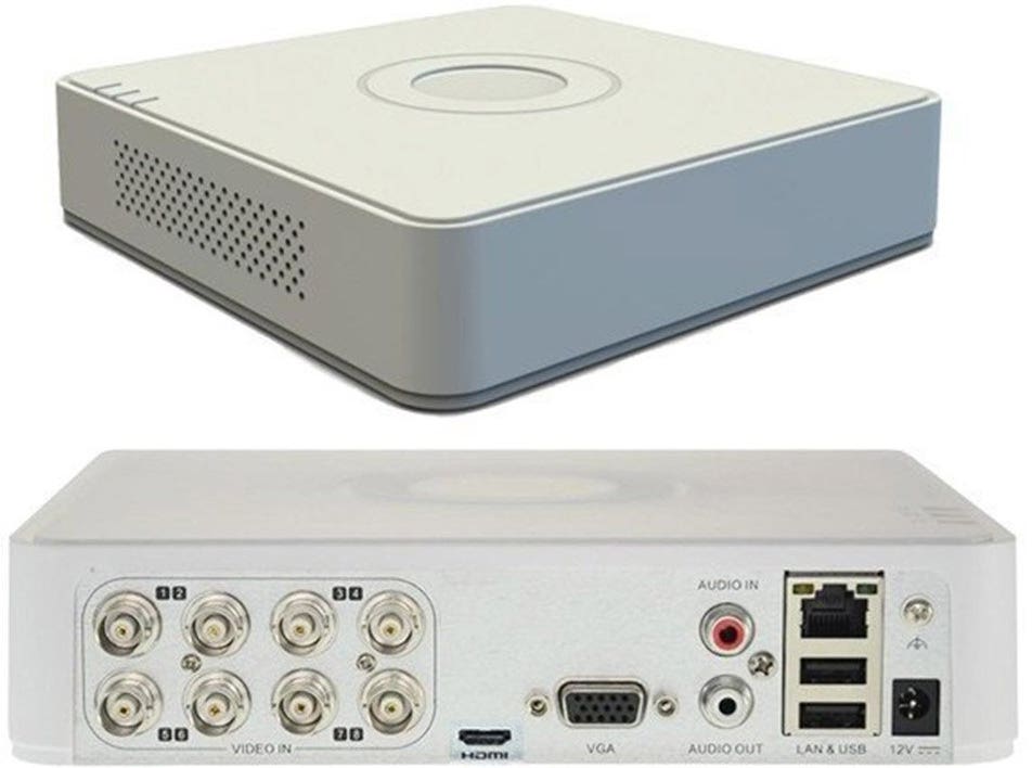 Hikvision DS-7108HQHI-K1 Lite Mini DVR, 8-ch, 1080p - White