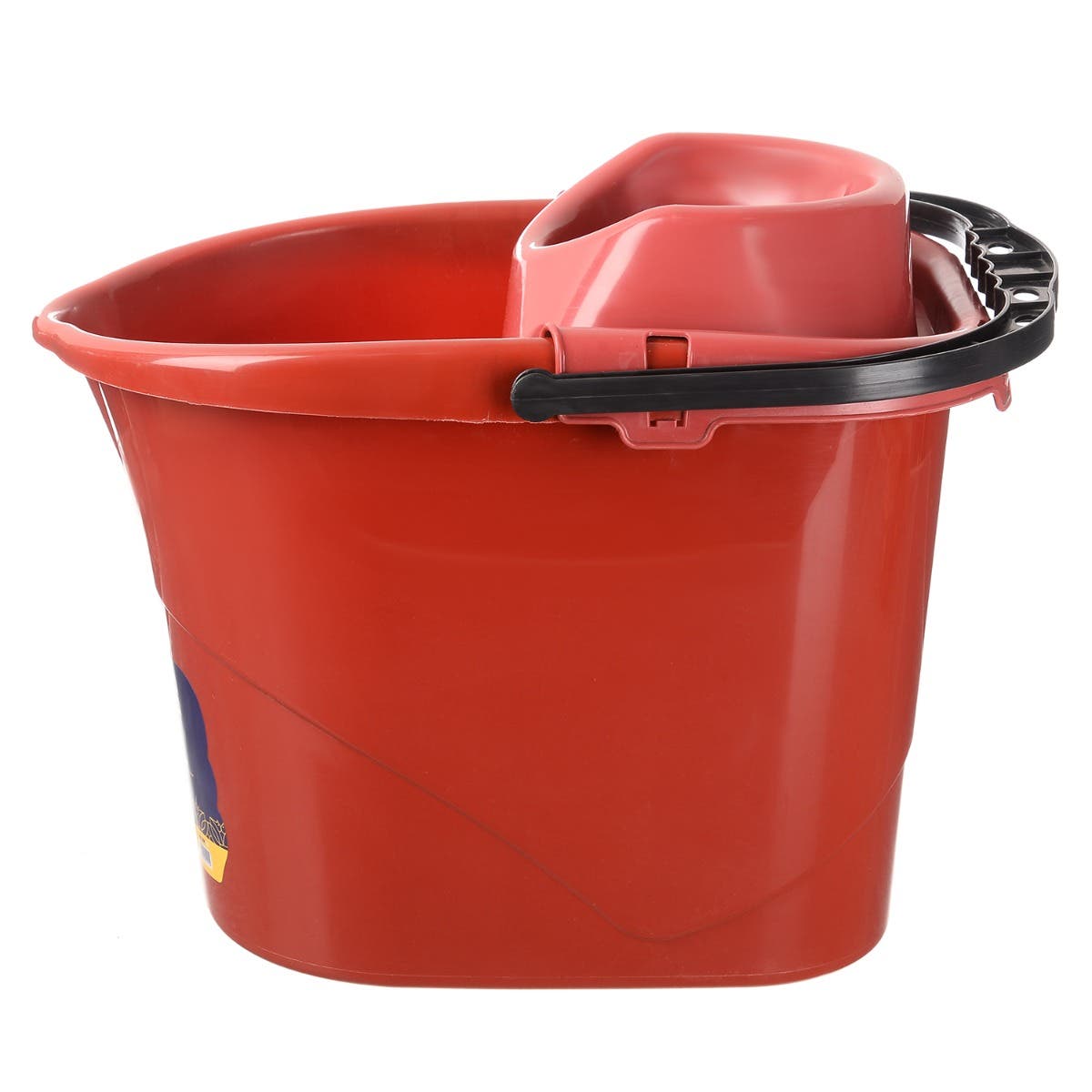Riena mora Plastic Bucket, 14 Liter - Red