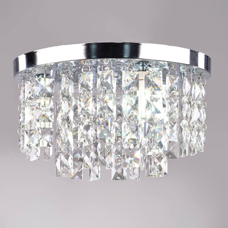 Crystal Chandelier, 25×25×35 cm - Silver