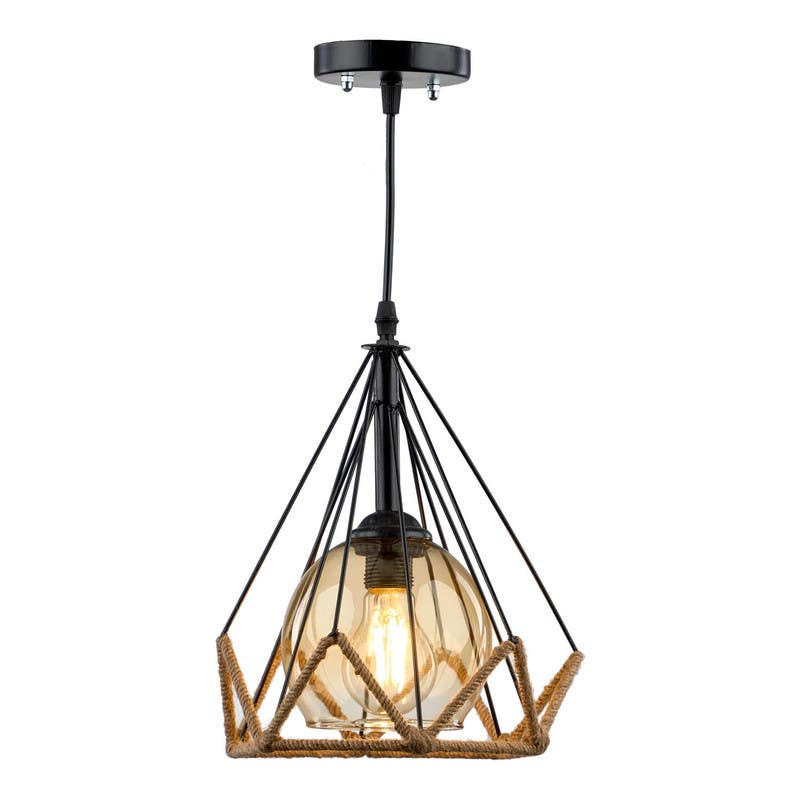 Aluminium Modern Chandelier, 100×30×20 cm - Black