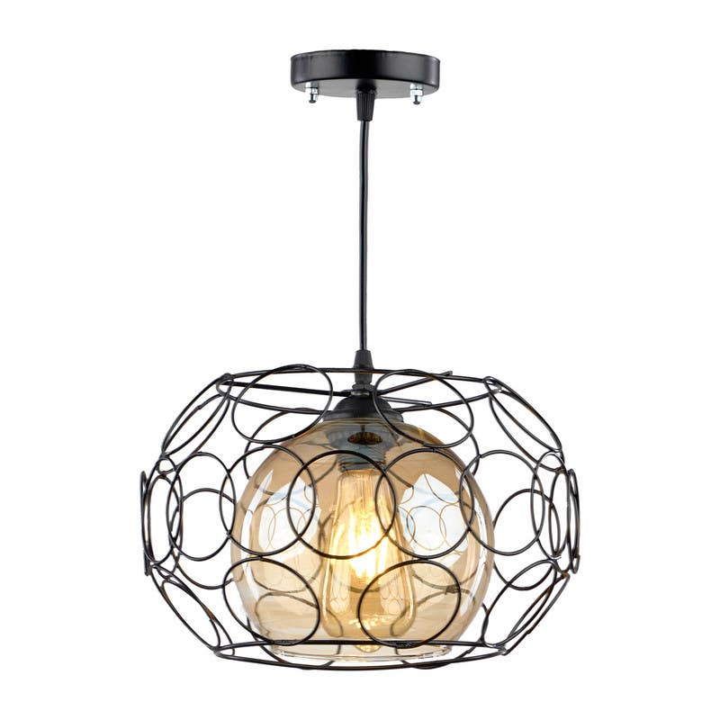 Aluminium Modern Chandelier, 100×30×25 cm - Black