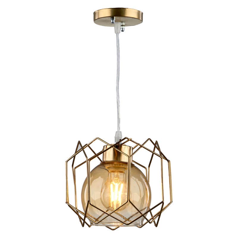 Aluminium Modern Chandelier, 100×20×25 cm - Gold