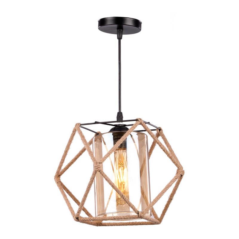 Aluminium Modern Chandelier, 100×25×25 cm - Black