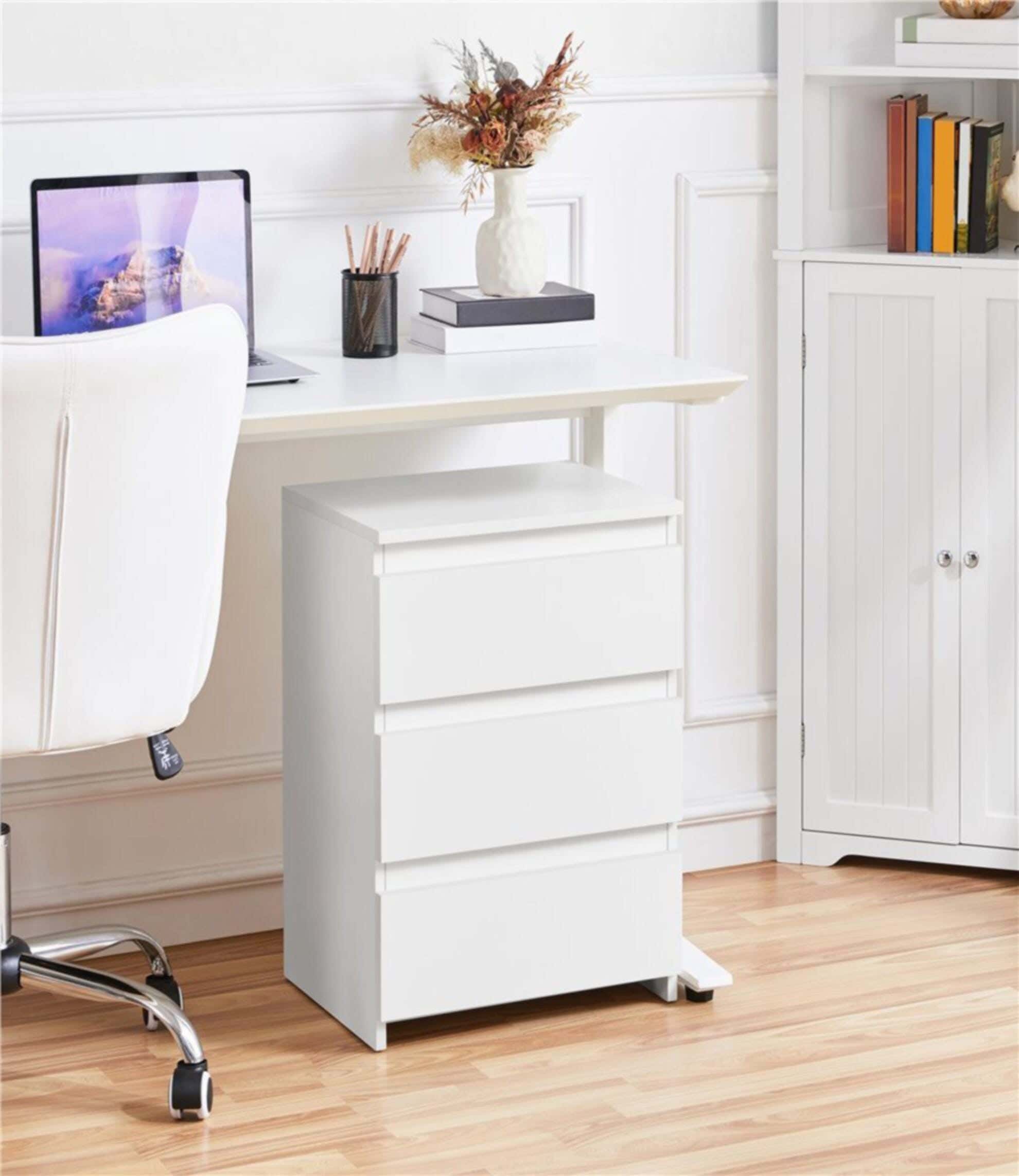 Modern Drawer Unit, 60x40x36 cm - White