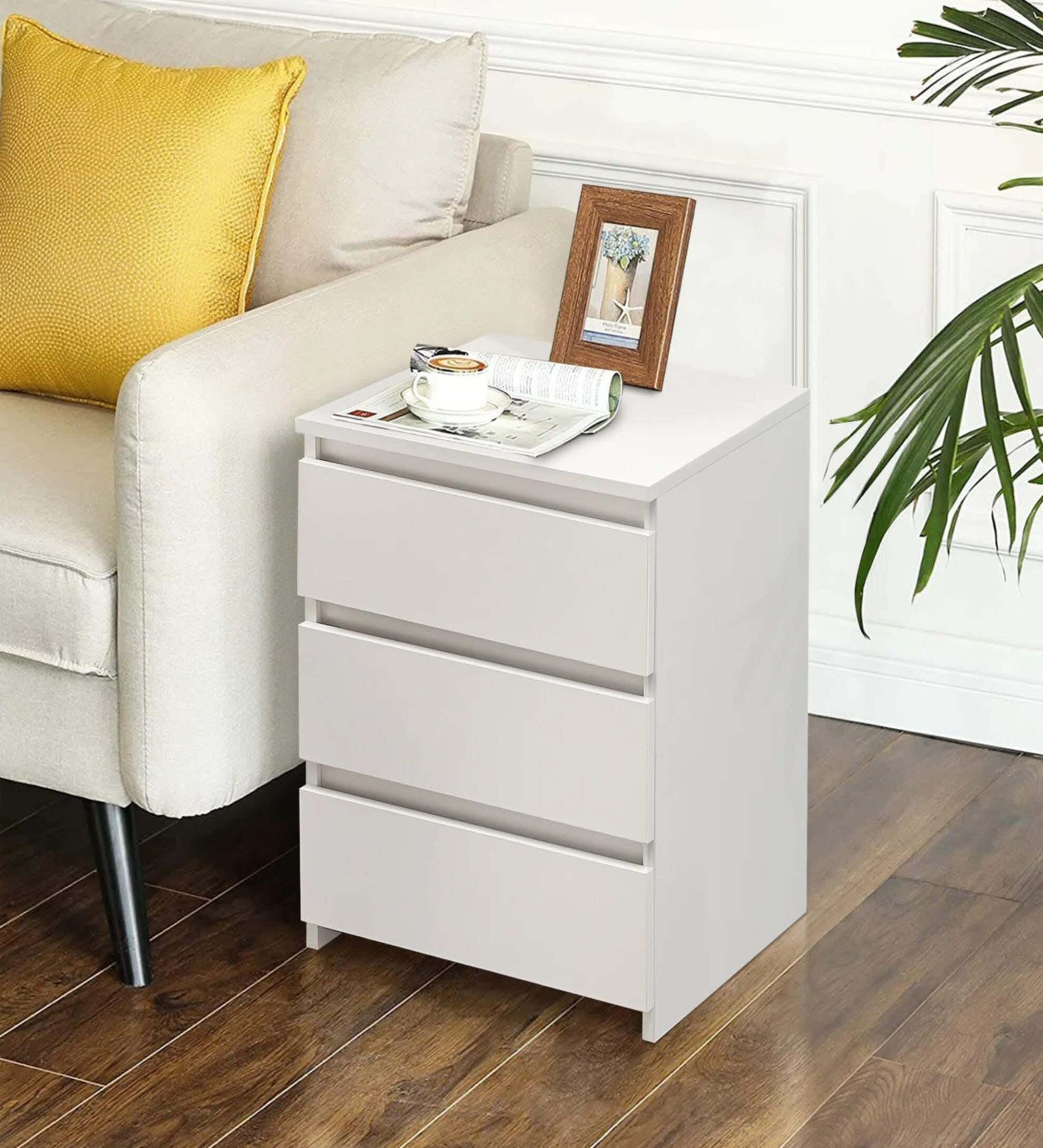 Modern Drawer Unit, 60x40x36 cm - White