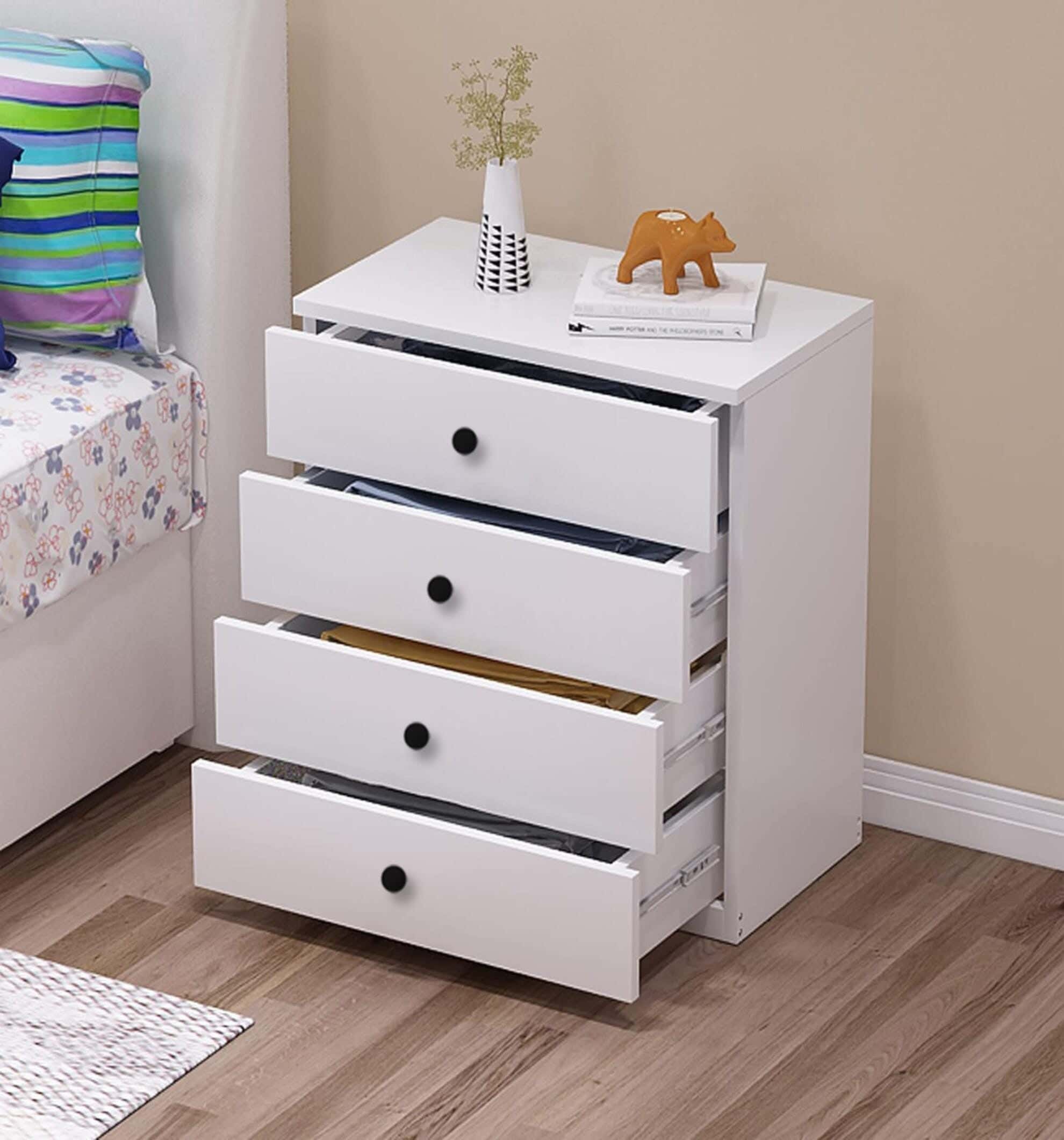 Modern Drawer Unit, 65x50x36 cm - White