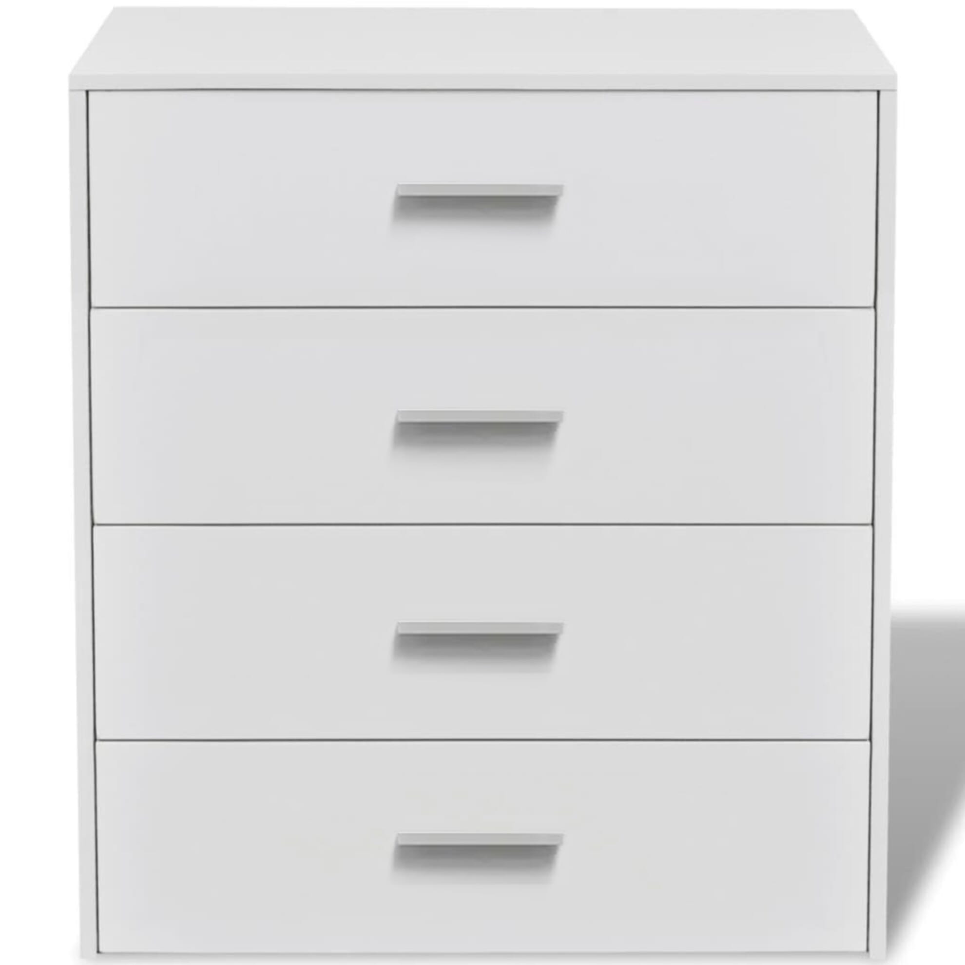 Modern Drawer Unit, 86x70x40 cm - White