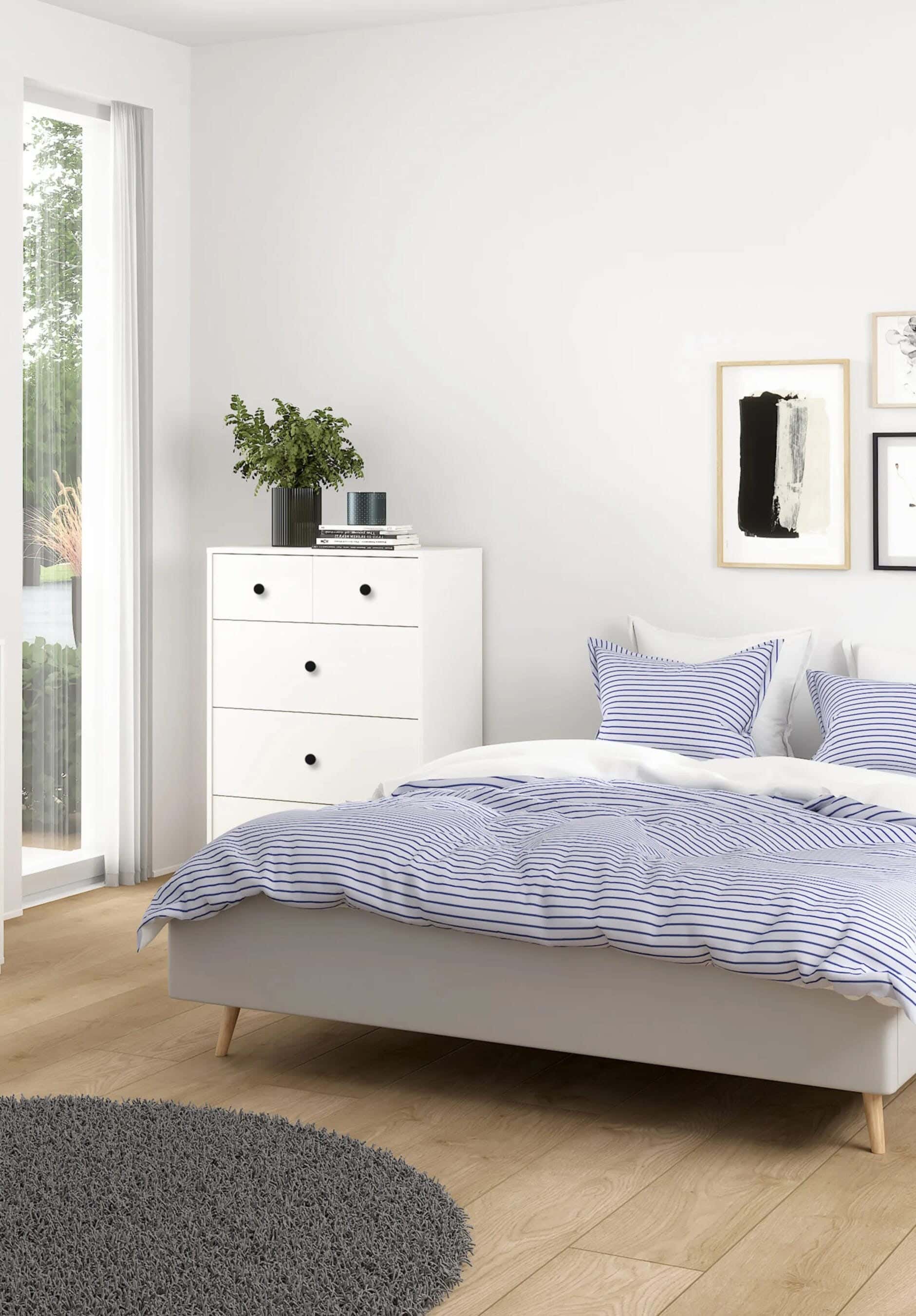 Modern Drawer Unit, 96x70x40 cm - White
