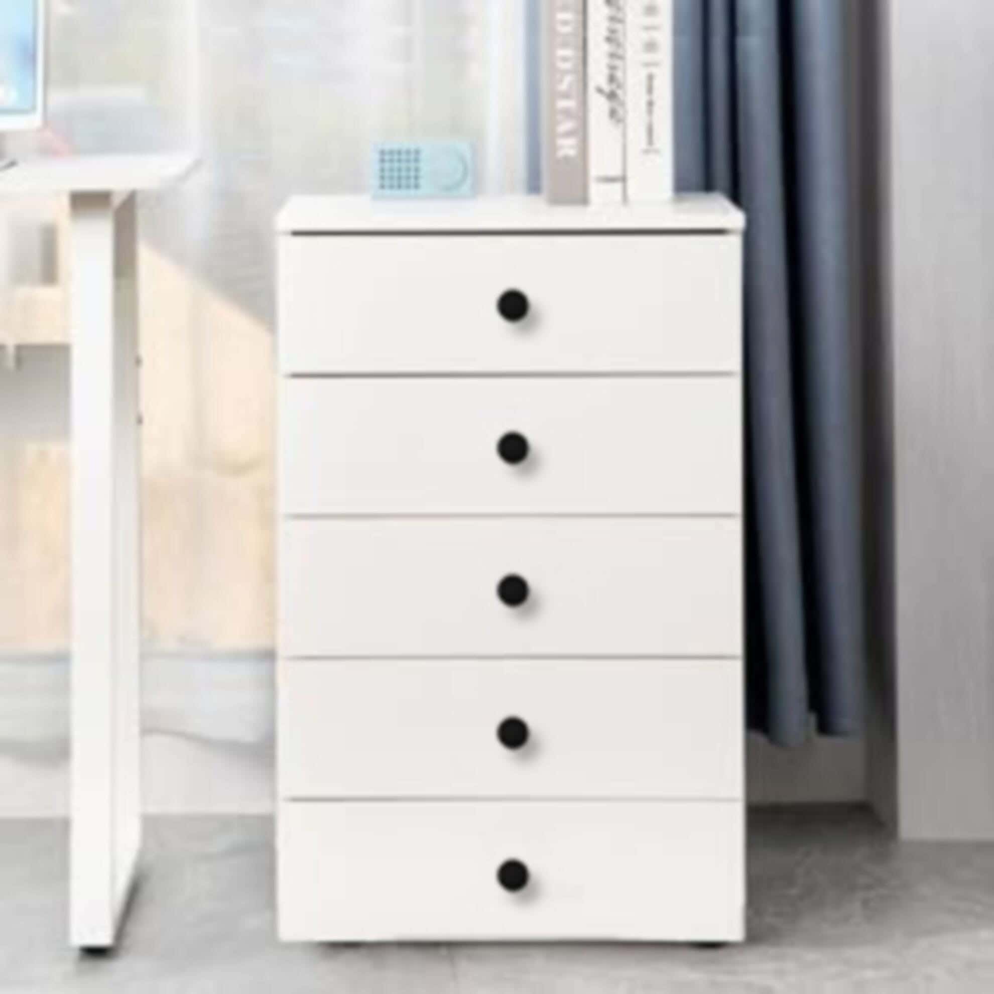 Modern Drawer Unit, 65x40x36 cm - White
