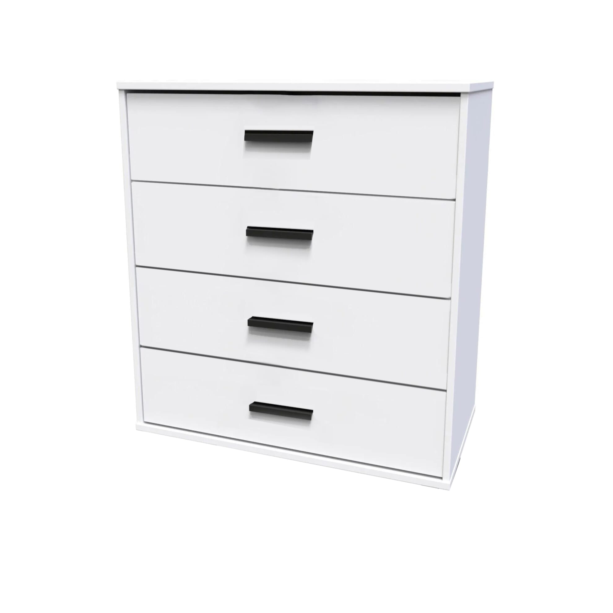 Modern Drawer Unit, 70x60x40 cm - White