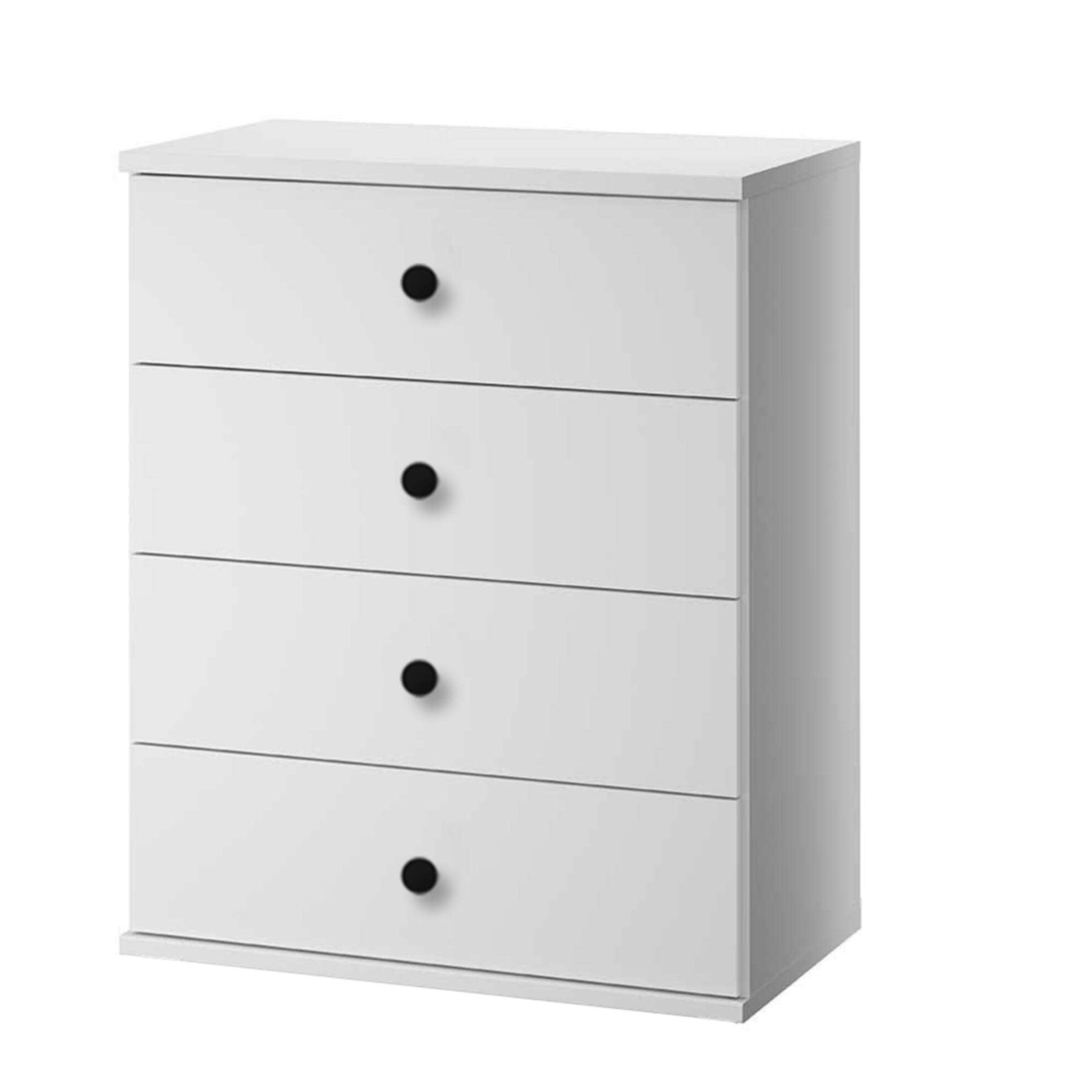 Modern Drawer Unit, 78x60x42 cm - White