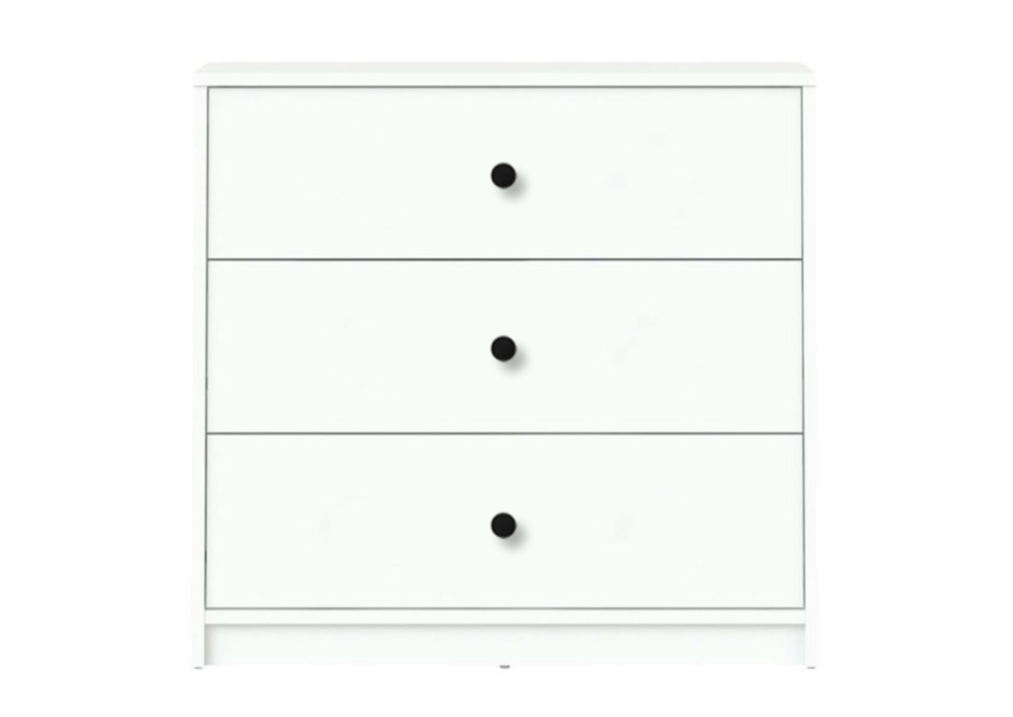 Modern Drawer Unit, 72x70x40 cm - White