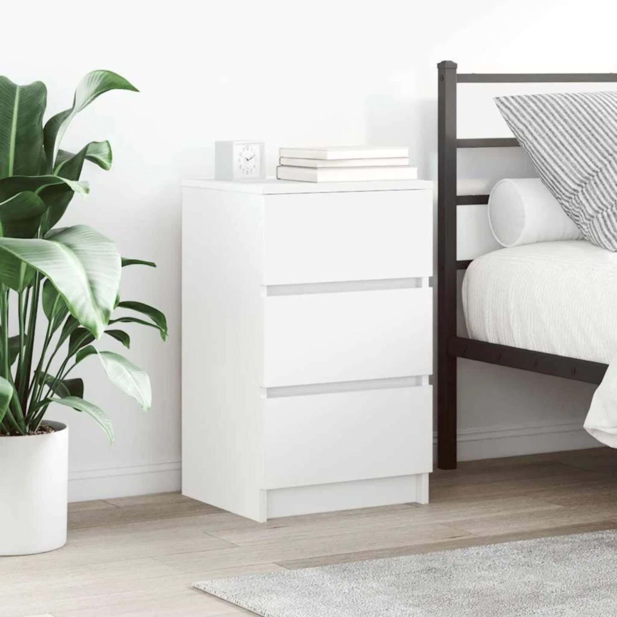 Modern Drawer Unit, 65x40x36 cm - White