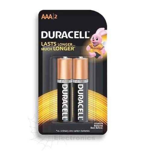 Duracell Alkaline Batteries, AAA, 2 Pieces - Black Gold
