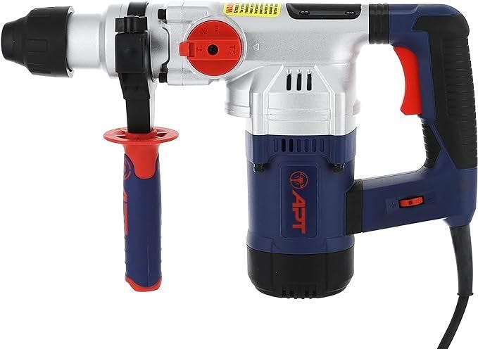 APT-PT DW32HT Corded Rotary Hammer SDS Plus, 32mm, 1250 Watt - Blue Black