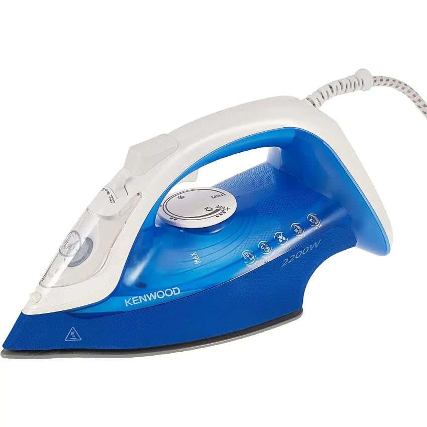 Kenwood STP60.000WB Steam Iron, 2200Watt, Ceramic Base - White Blue