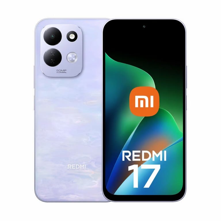 Xiaomi Redmi 17 , 256 GB , 6 GB , 4G , Dual-SIM - Lotus Purple