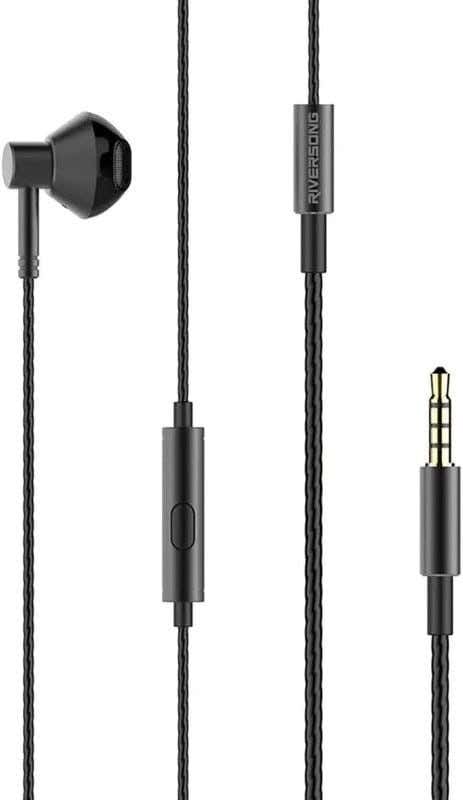 Riversong EA28-BK In-ear Wired Earphones - Black