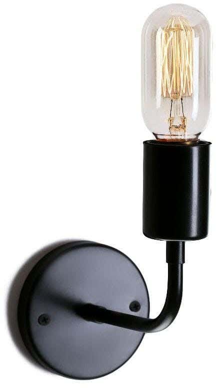Metal Wall Lighting, 15×10 cm - Black