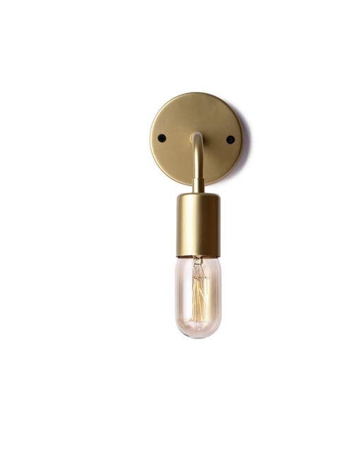 Wall Light Hanging, 15x10x10 cm - Gold