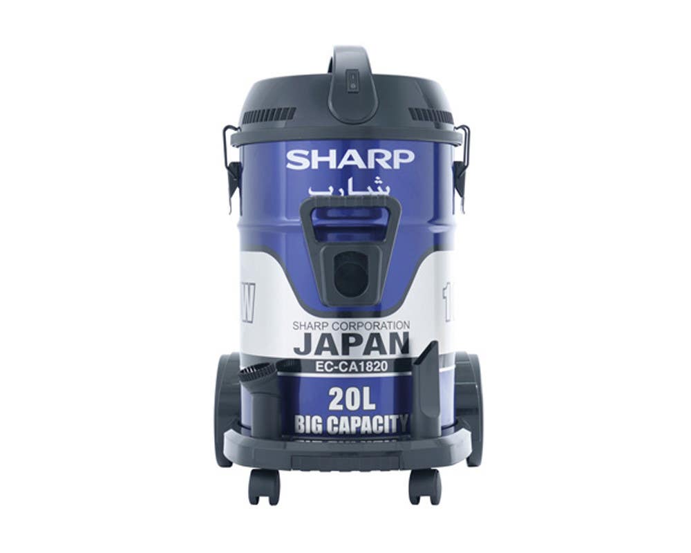 Sharp EC-CA1820-X Barrel Vacuum Cleaner, 1800 Watt - Blue