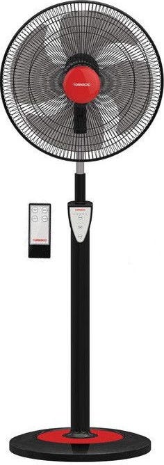 Tornado EFS-95SR Stand Fan, 18 Inch, 4 Blades, Remote - Black