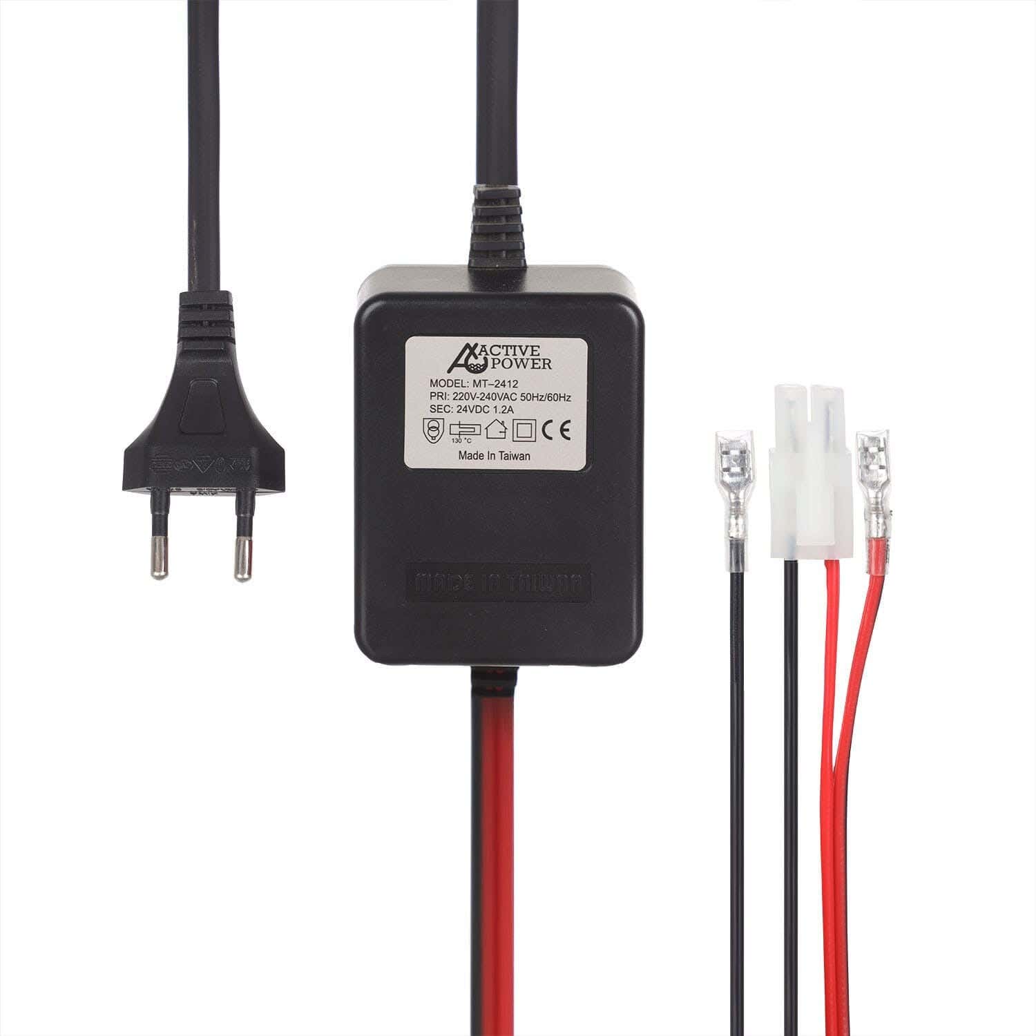Electric transformer for water filter, 24 volts - Black