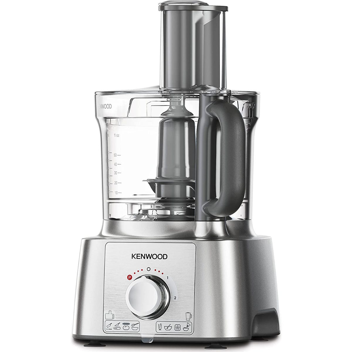 Kenwood FDP65.880SI Kitchen Machine, 1000 Watt - Sliver
