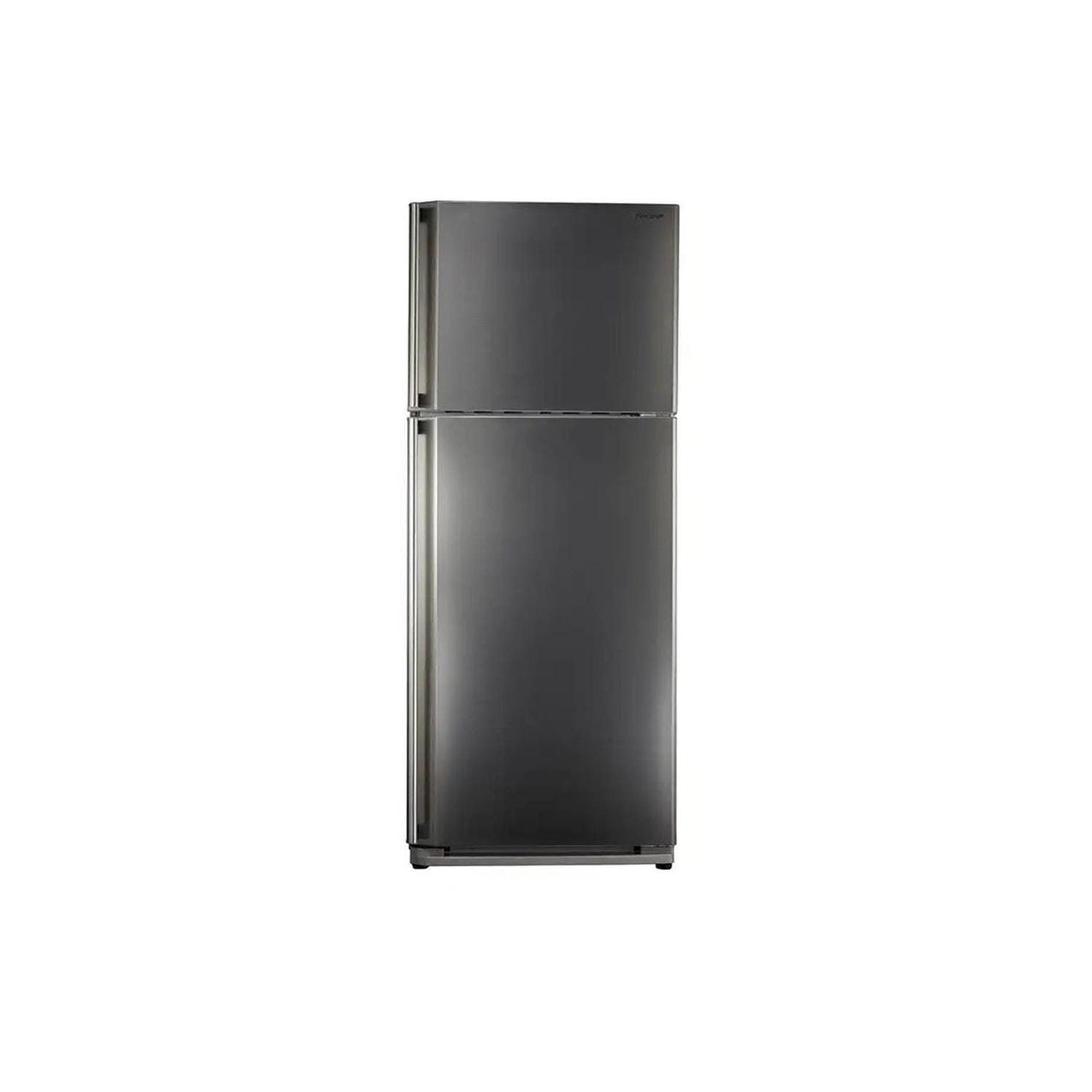 Sharp SJ-48C(ST) Refrigerator No Frost, 385 Liter, 2 Doors - Silver