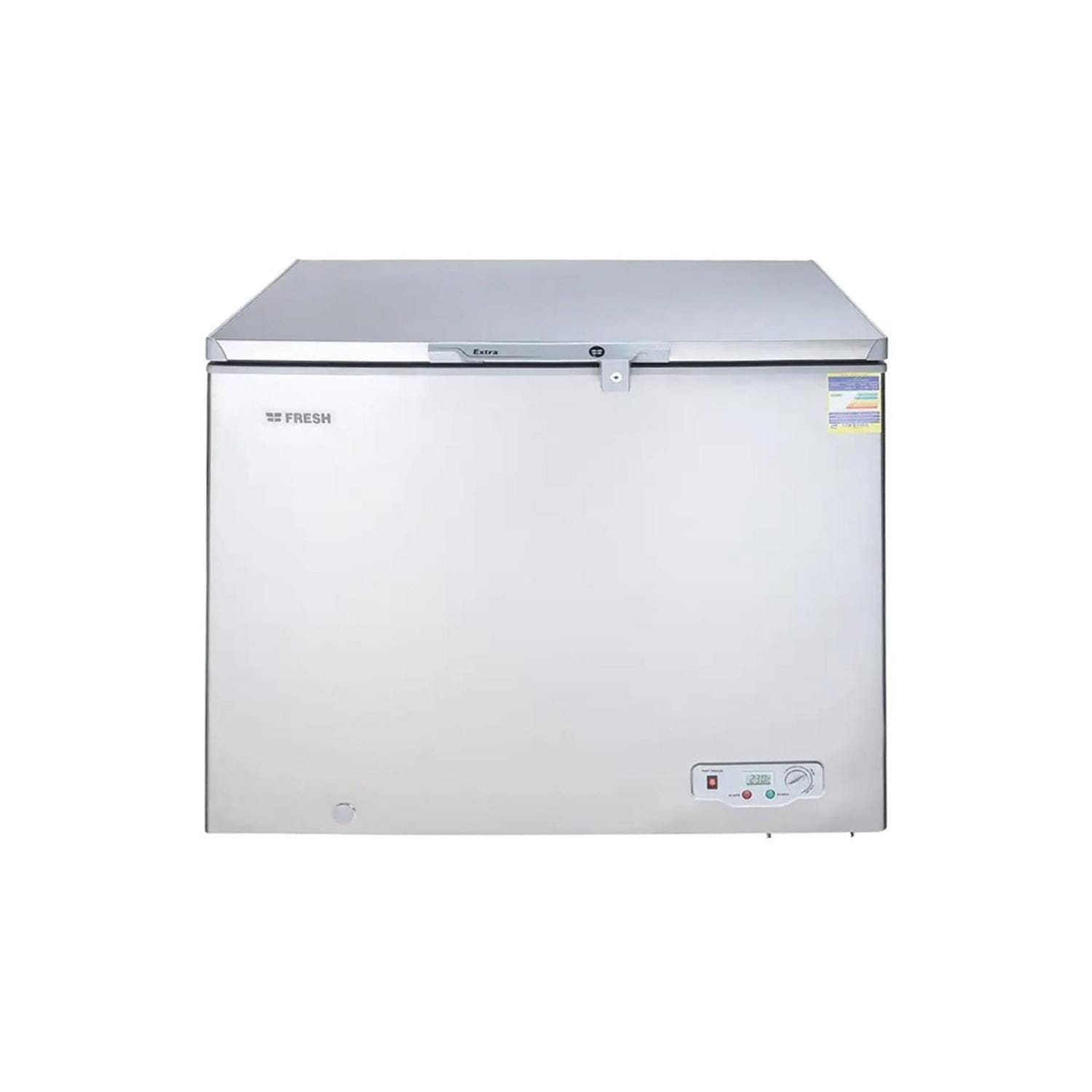 Fresh FDF-330 Horizontal Freezer, 225 Liter - Silver