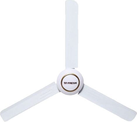 Fresh Rafale Ceiling Fan, 56 Inch, 5 Speeds, White