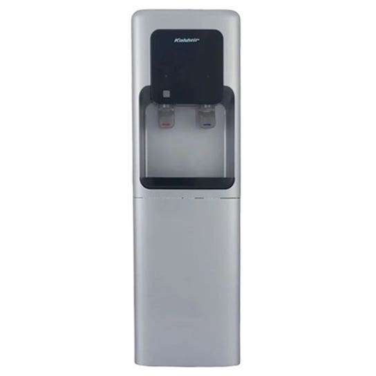 Koldair KWD B2.1 Water Dispenser, Cold & Hot, 2 Faucet - Silver Black