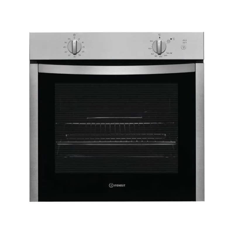 Indesit IGW324IX Built-in Gas Oven with Electric Grill, 60 cm - Silver