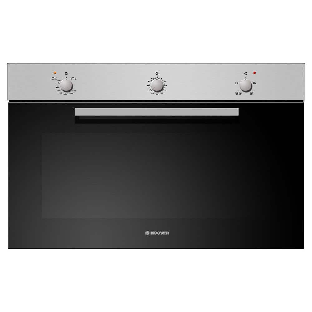 Hoover HGGF93 Built In Oven, Gas, Fan, Manuel, 90 cm - Silver